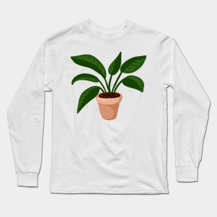 Monstera Plant Long Sleeve T-Shirt